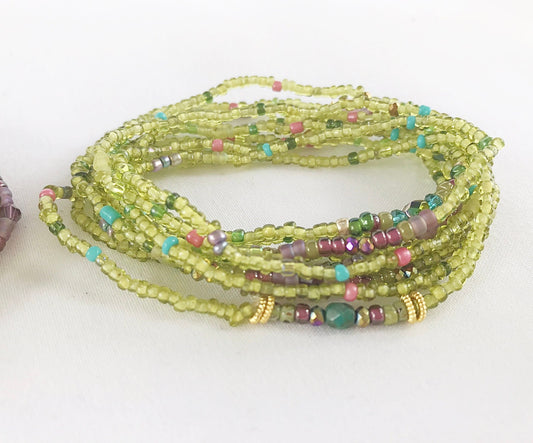 Boho Wrap Bracelet AWAKENING | Handmade Beaded Jewelry | Multi-Colored Glass Seed Bead Bracelet | Ibiza Style Bohemian Accessories