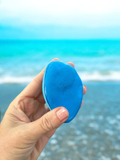 Handpainted Seahorse Pebble Art | Blue Ocean Stone Paperweight | Boho Beach Decor | Unique Gift